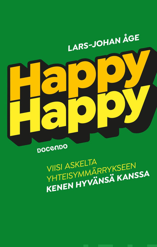 Etukansi. Lars-Johan Åge. Happy-happy.