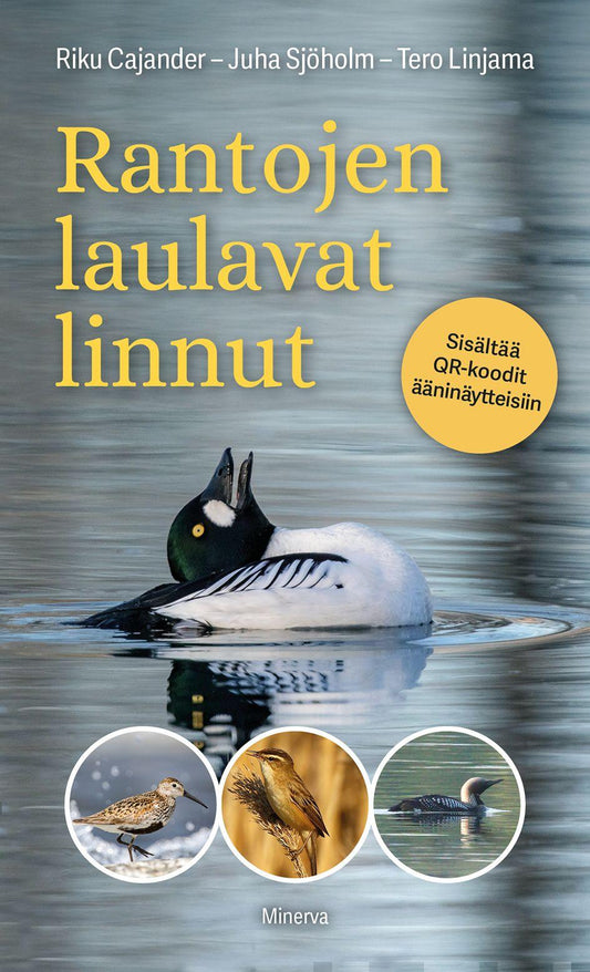 Etukansi. Riku Cajander. Juha Sjöholm. Tero Linjama. Rantojen laulavat linnut.