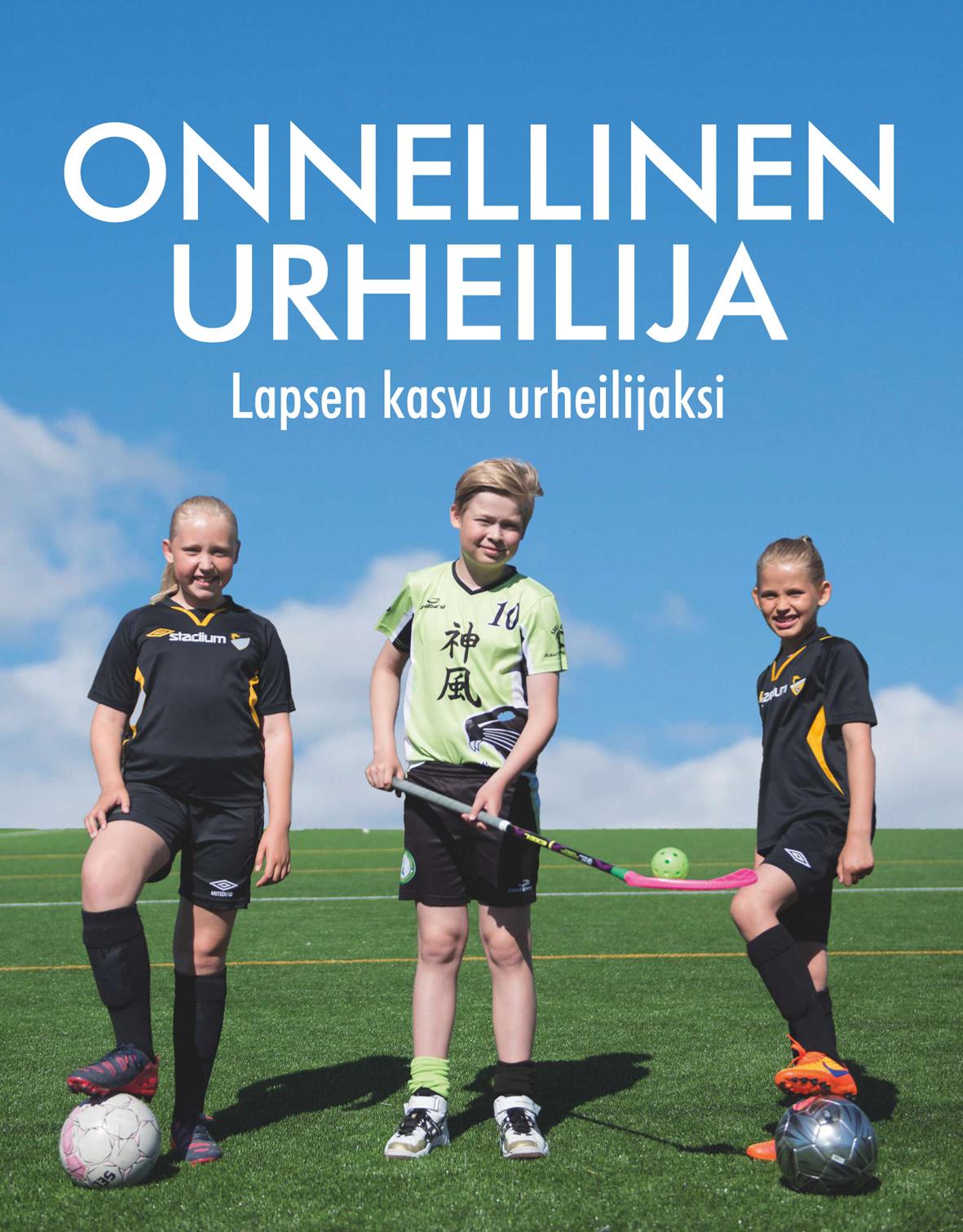Etukansi. Kari Helander Onnellinen urheilija