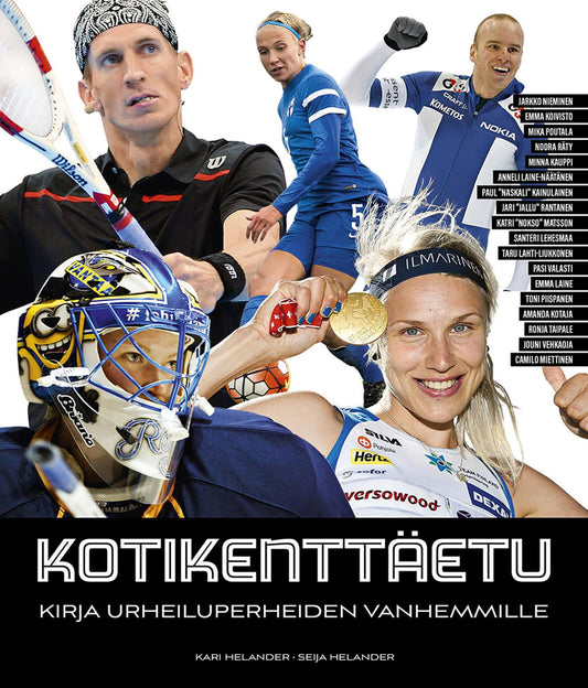 Etukansi. Kari Helander. Seija Helander. Kotikenttäetu.