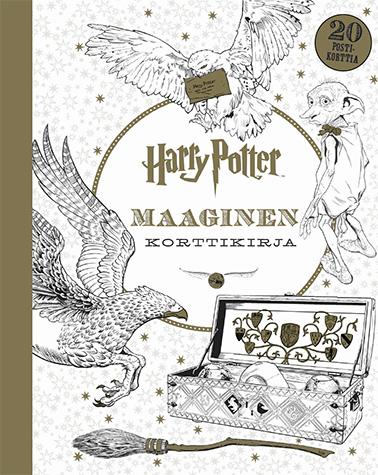 Etukansi. Harry Potter - Maaginen korttikirja.