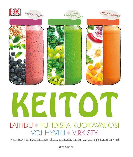 Etukansi. Alison Velazquez. Keitot.