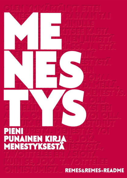 Etukansi. Matti Remes Menestys