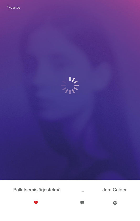 Etukansi. Jem Calder. Palkitsemisjärjestelmä.