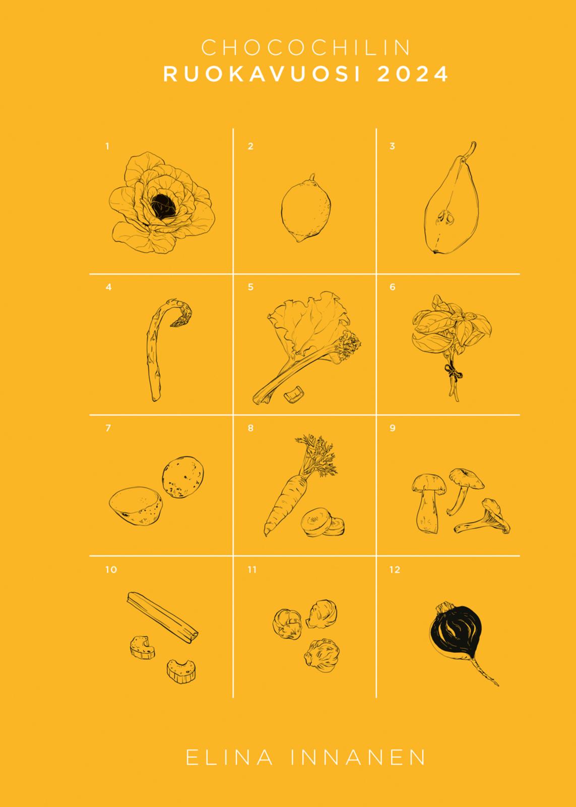 Etukansi. Elina Innanen. Chocochilin ruokavuosi