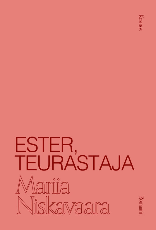 Etukansi. Mariia Niskavaara. Ester, teurastaja.