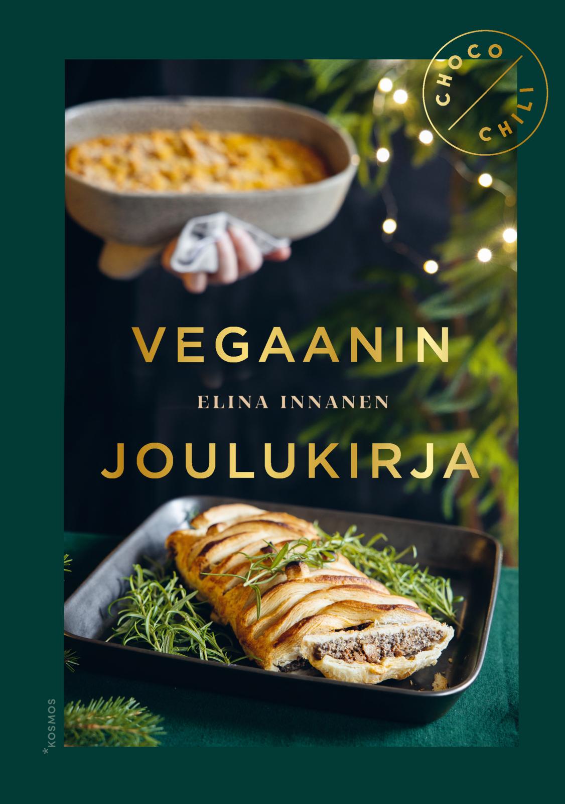 Etukansi. Elina Innanen Vegaanin joulukirja