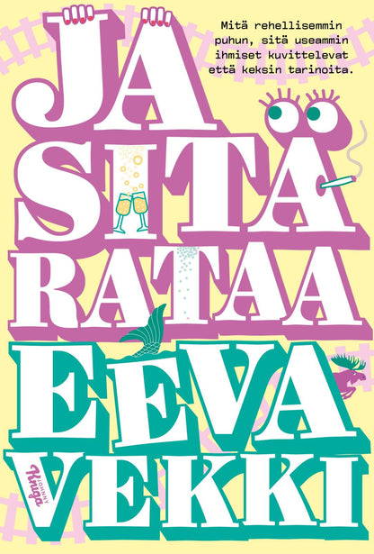 Etukansi. Eeva Vekki Ja sitä rataa