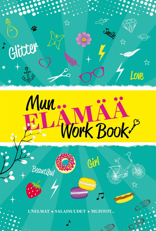 Etukansi. Venla Laios. Anne Laios. Mun elämää Work Book.