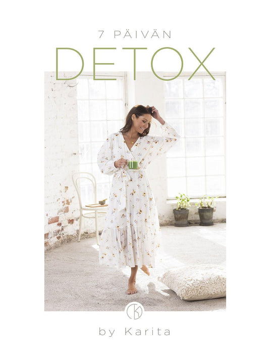 Etukansi. Karita Tykkä. 7 päivän DETOX by Karita.