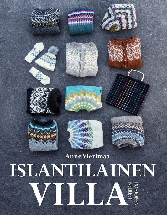 Etukansi. Anne Vierimaa. Islantilainen villa - Pohjoisen neuleet.