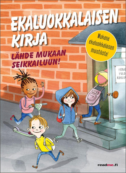 Etukansi. Helena Bross Ekaluokkalaisen kirja - Lähde mukaan seikkailuun