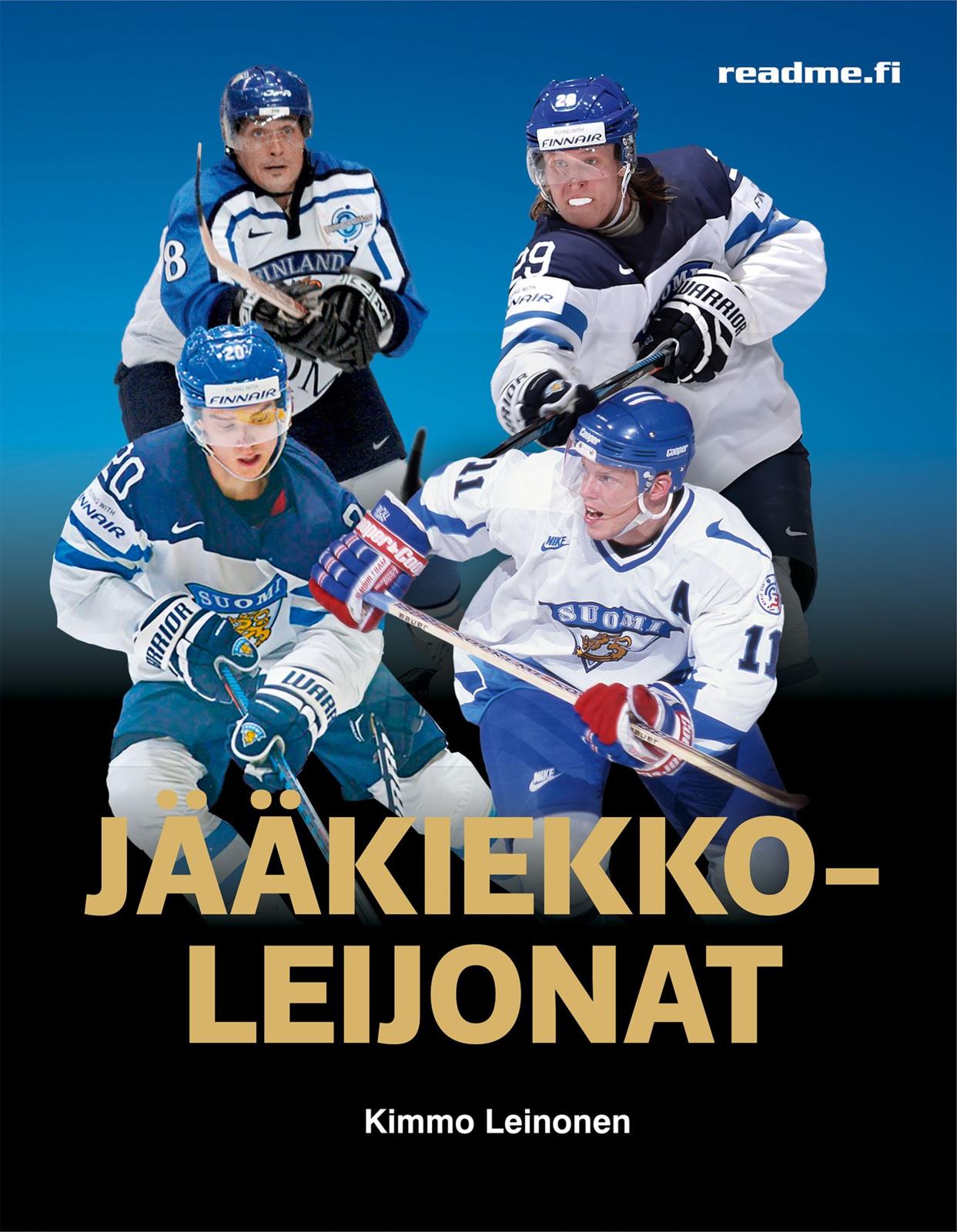 Etukansi. Kimmo Leinonen Jääkiekkoleijonat