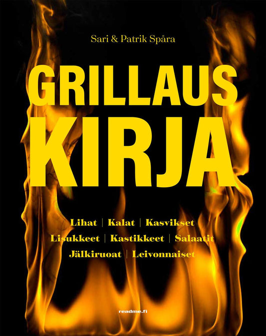 Etukansi. Sari Spåra. Patrik Spåra. Grillauskirja.