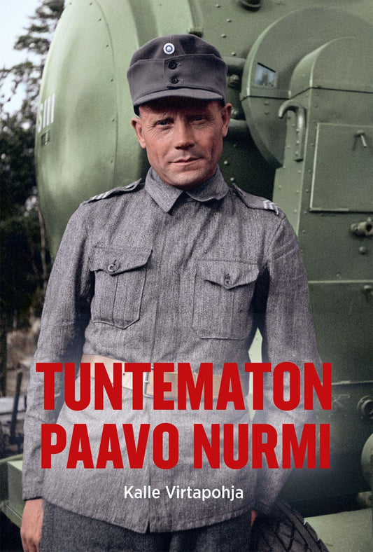 Etukansi. Kalle Virtapohja. Tuntematon Paavo Nurmi.