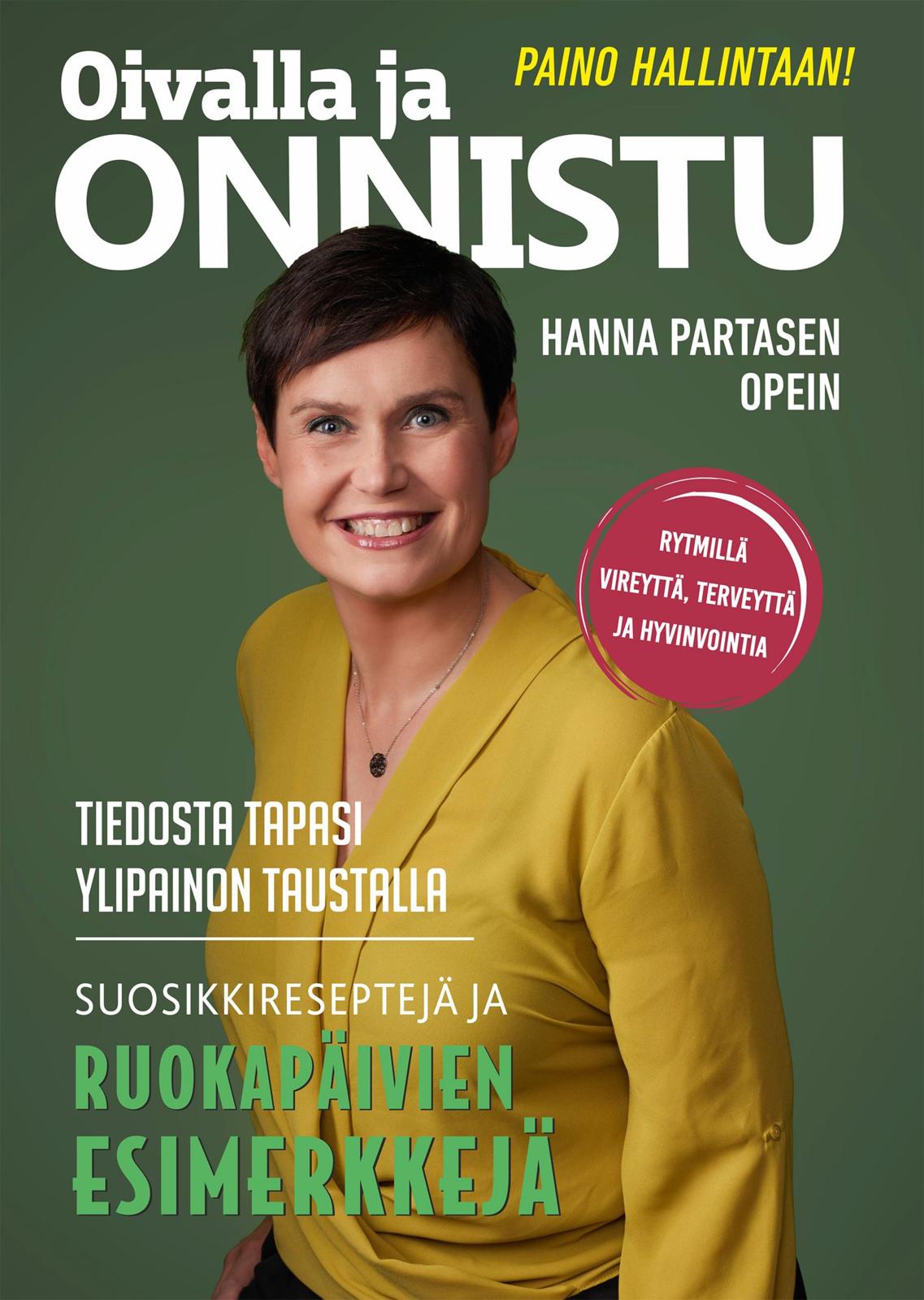 Etukansi. Hanna Partanen Paino hallintaan - Oivalla ja onnistu