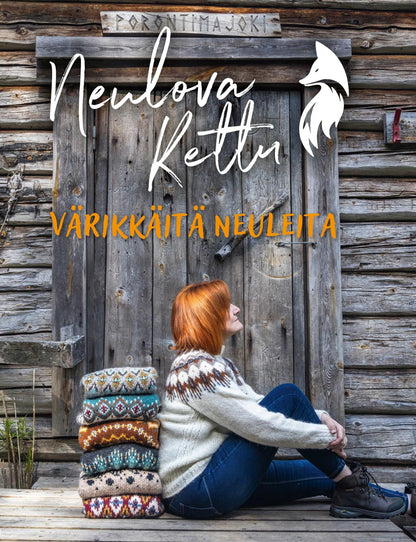 Etukansi. Tiina Lukkarinen Neulova kettu - Värikkäitä neuleita