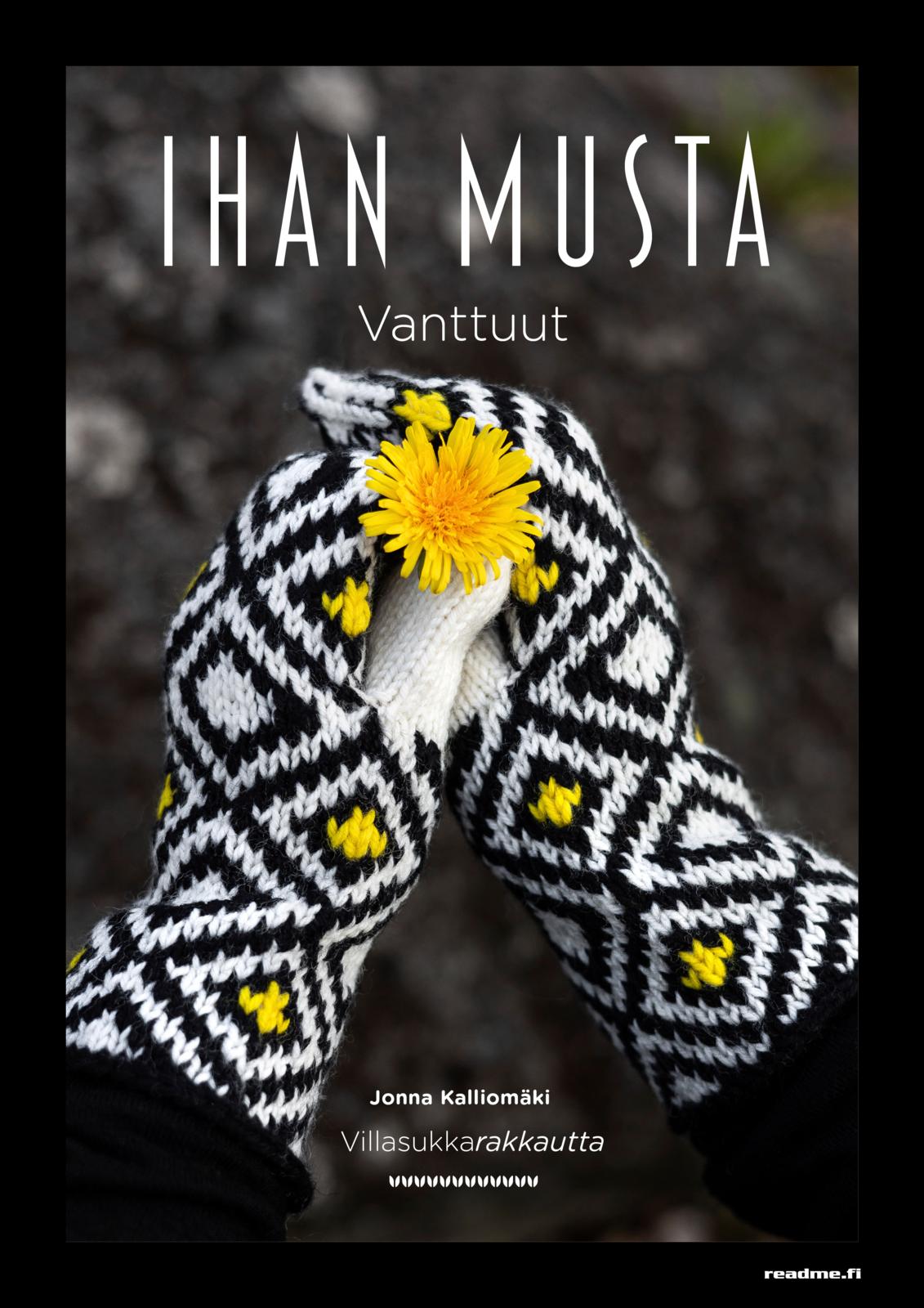 Etukansi. Jonna Kalliomäki Villasukkarakkautta - Ihan musta vanttuut