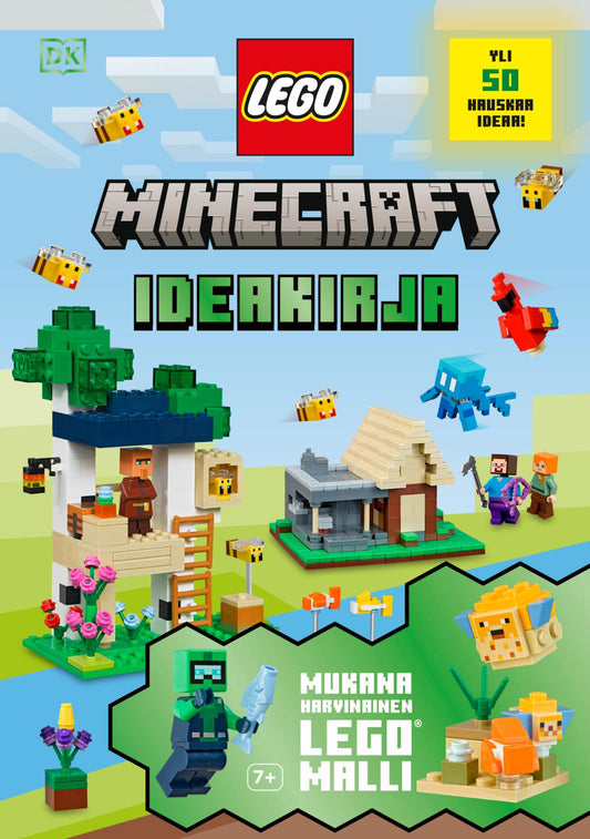 Etukansi. Dorling Kindersley. Lego Minecraft - Ideakirja.