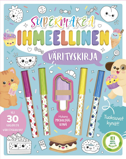 Etukansi. Readme.fi Ihmeelllinen värityskirja - Tuoksuvat kynät