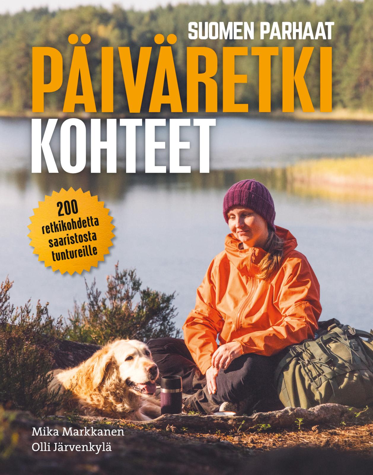 Etukansi. Olli Järvenkylä Suomen parhaat päiväretkikohteet