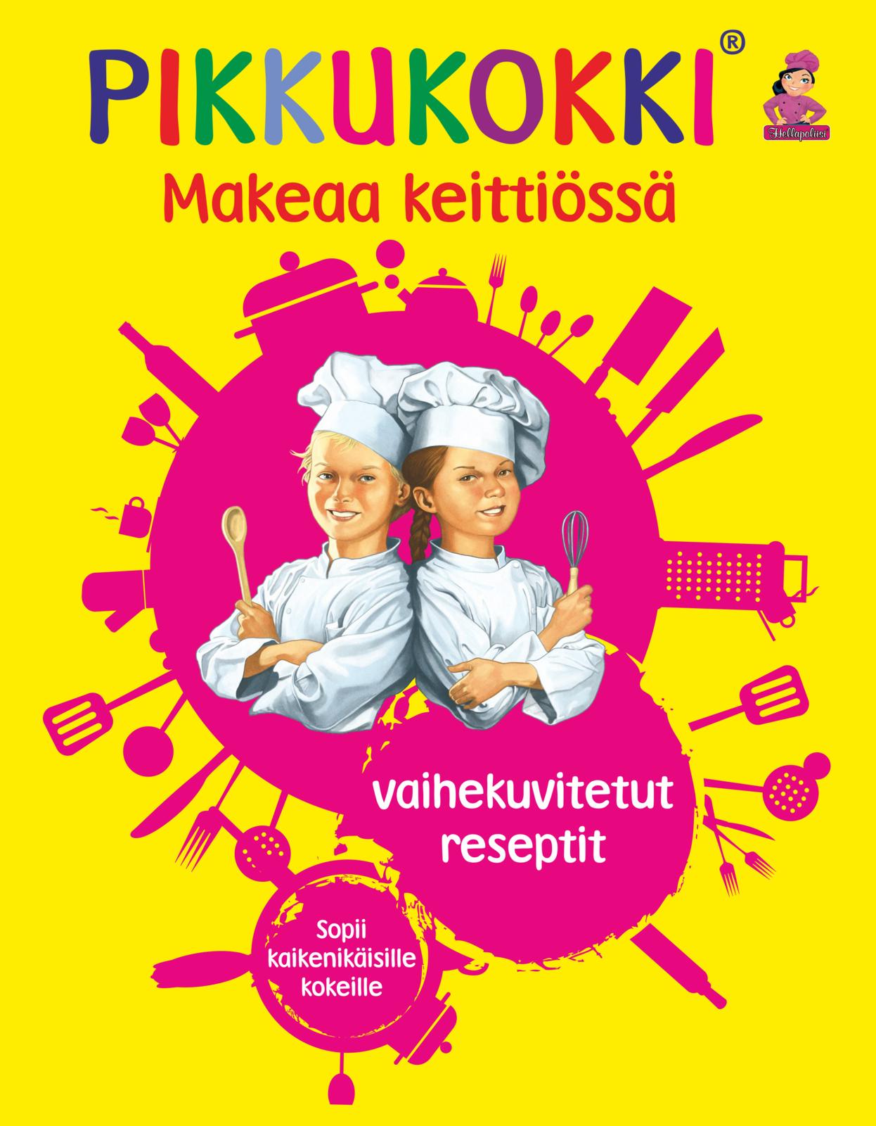 Etukansi. Kati Jaakonen Pikkukokki - Makeaa keittiössä - Laajennettu painos