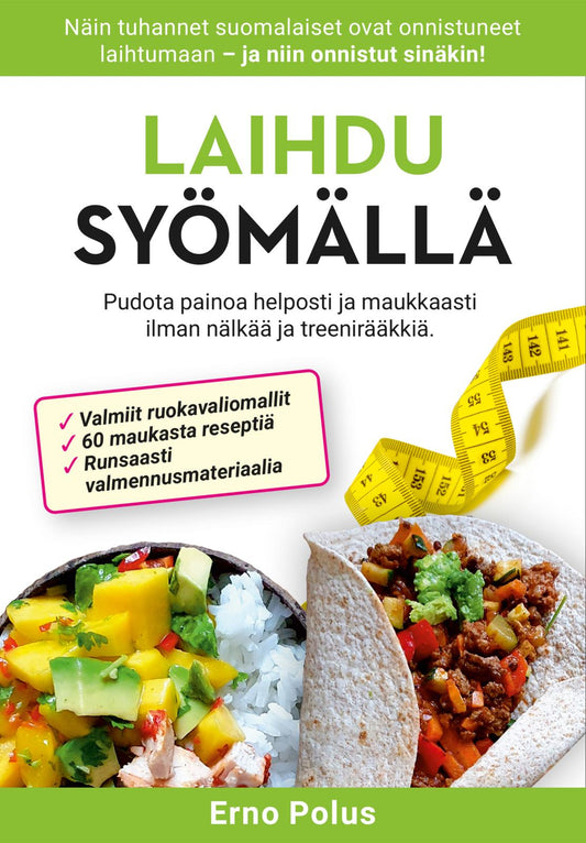 Etukansi. Erno  Polus. Laihdu syömällä.