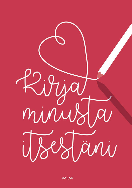 Etukansi. Kirja minusta itsestäni.