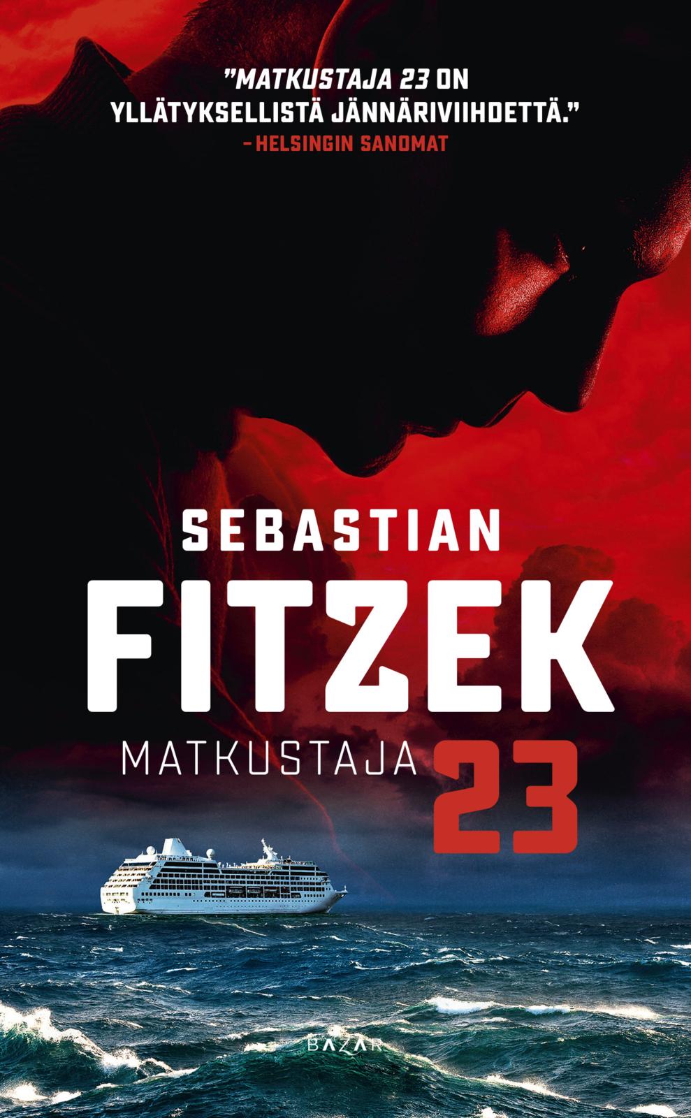 Etukansi. Sebastian Fitzek Matkustaja 23