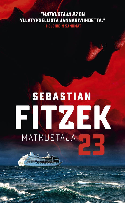 Etukansi. Sebastian Fitzek. Matkustaja 23.