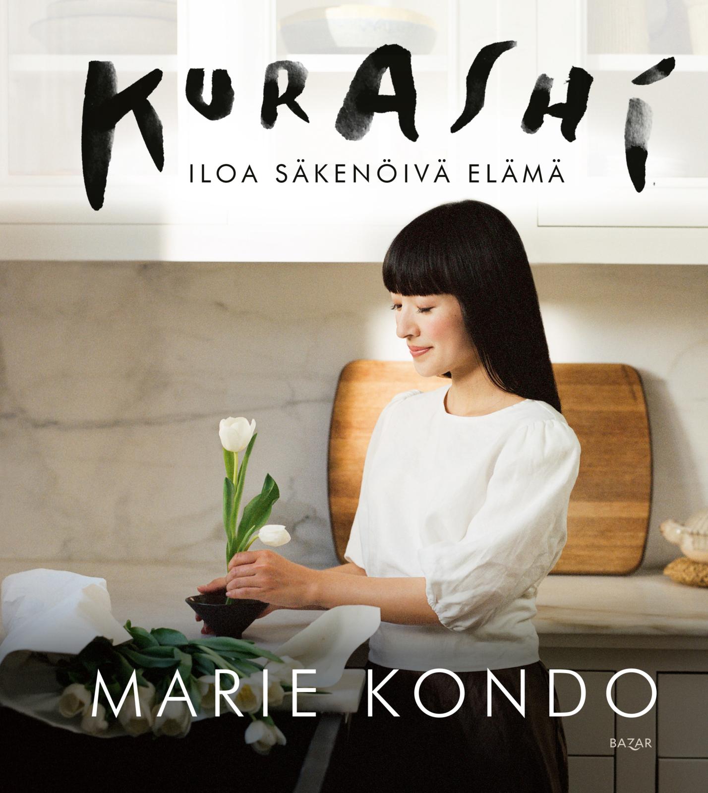 Etukansi. Marie Kondo. Kurashi