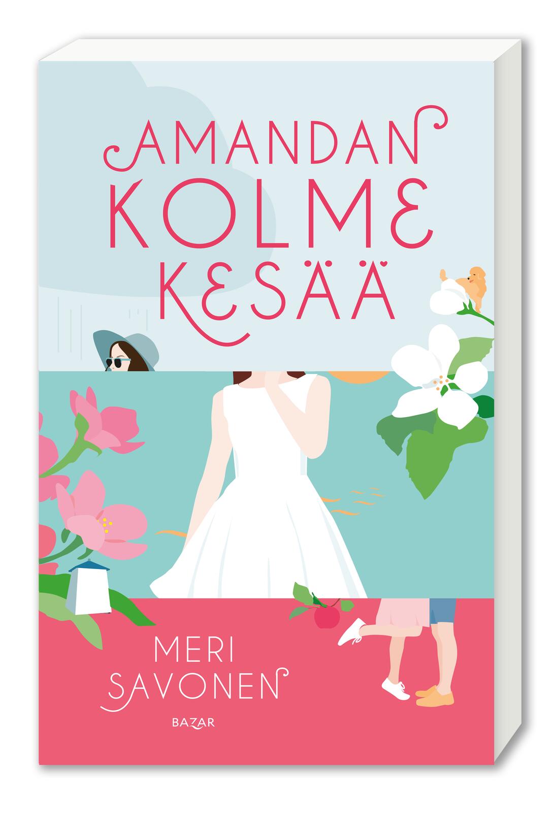 Etukansi. Meri Savonen. Amandan kolme kesää