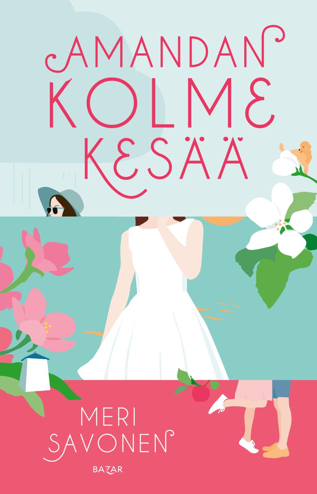 Etukansi. Meri Savonen Amandan kolme kesää