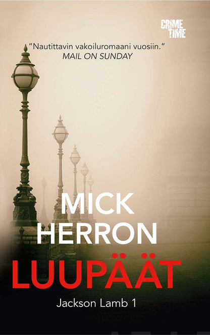 Etukansi. Mick Herron Luupäät