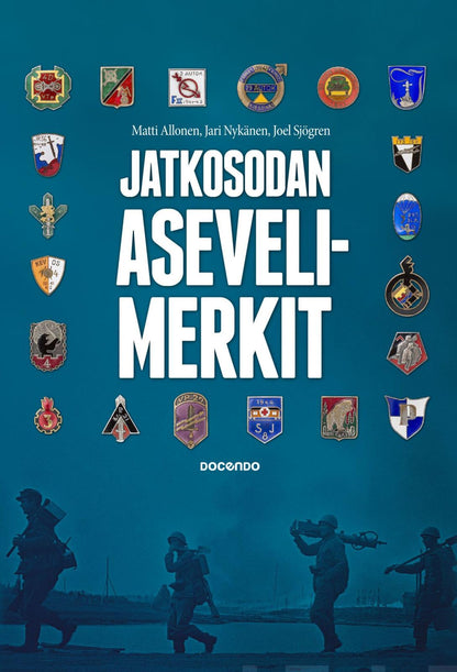 Etukansi. Matti Allonen Jatkosodan asevelimerkit