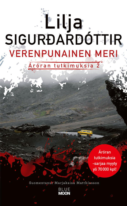 Etukansi. Lilja Sigurdardóttir Verenpunainen meri