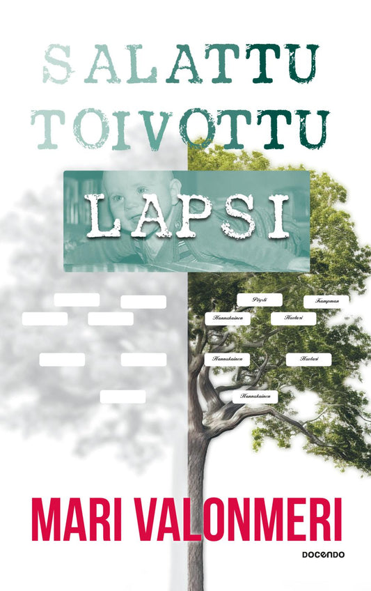 Etukansi. Mari Valonmeri. Salattu toivottu lapsi.