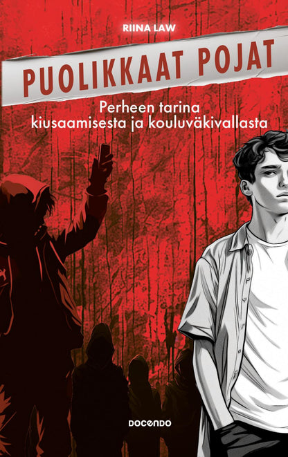 Etukansi. Riina Law Puolikkaat pojat