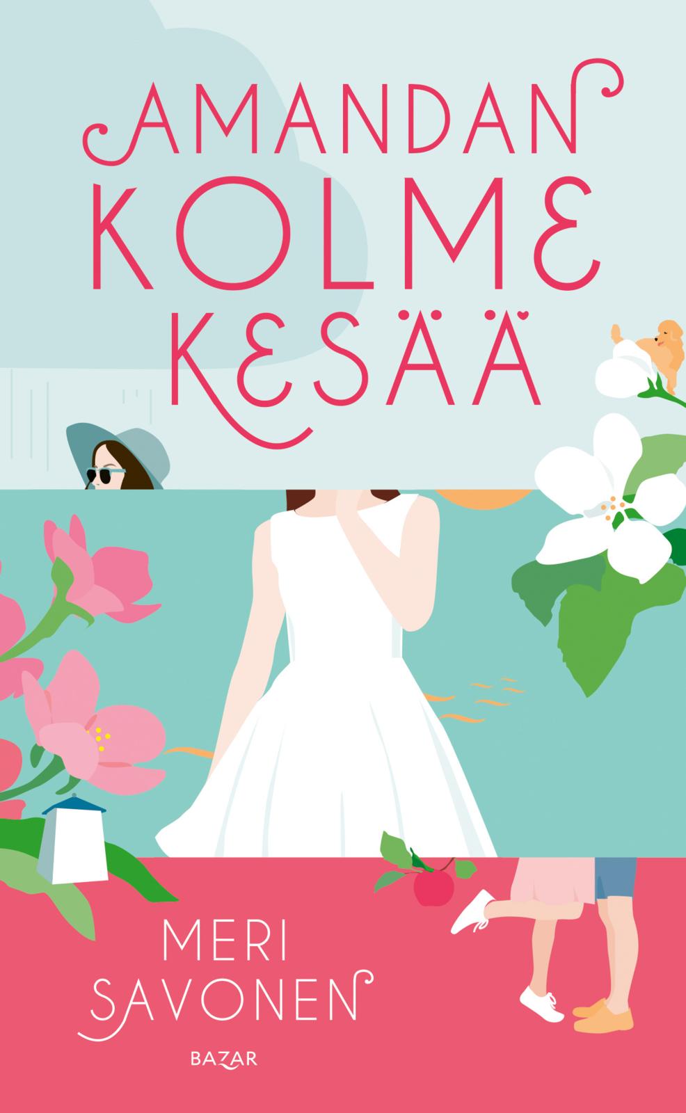 Etukansi. Meri Savonen Amandan kolme kesää