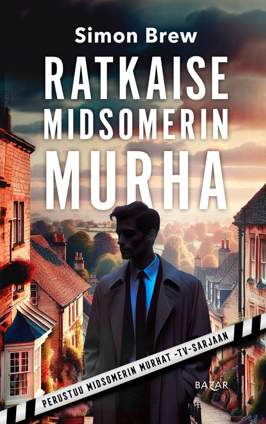 Etukansi. Simon Brew. Ratkaise Midsomerin murha.