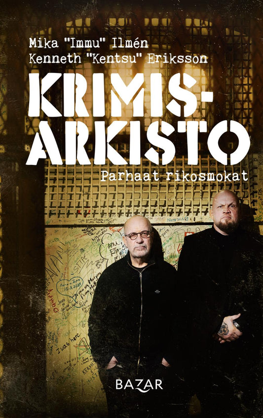 Etukansi. Kenneth Eriksson. Mika Ilmén. Krimisarkisto: Parhaat rikosmokat.