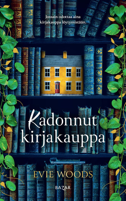Etukansi. Evie Woods Kadonnut kirjakauppa