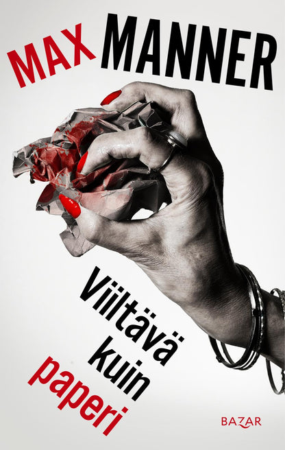 Etukansi. Max Manner Viiltävä kuin paperi