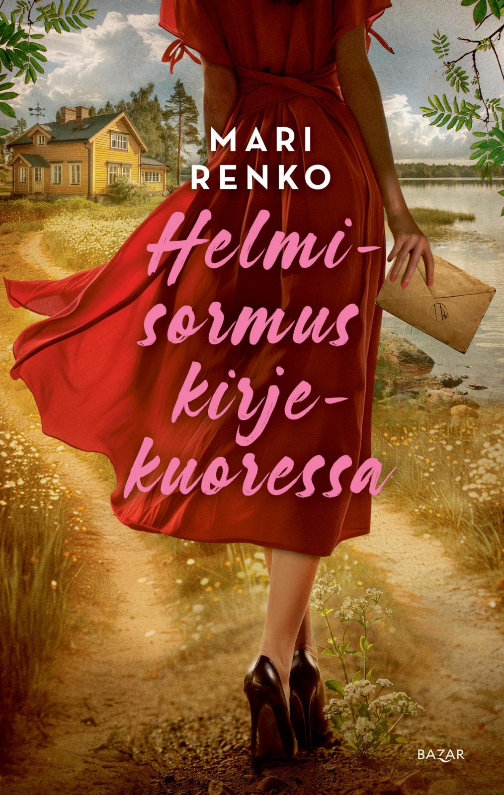 Etukansi. Mari Renko Helmisormus kirjekuoressa