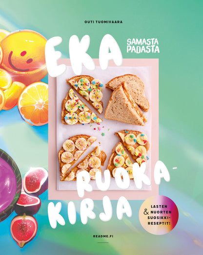 Etukansi. Outi Tuomivaara Eka ruokakirja - Samasta padasta - 2026 painos