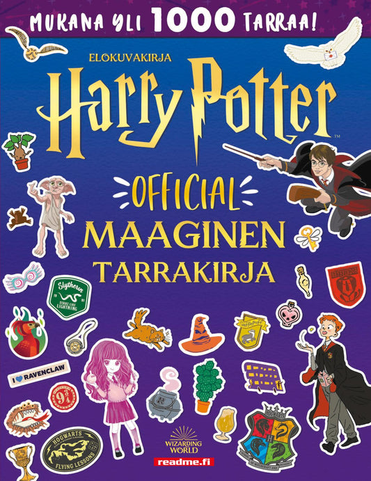 Etukansi. Scholastic Ltd. Harry Potter - Maaginen tarrakirja.