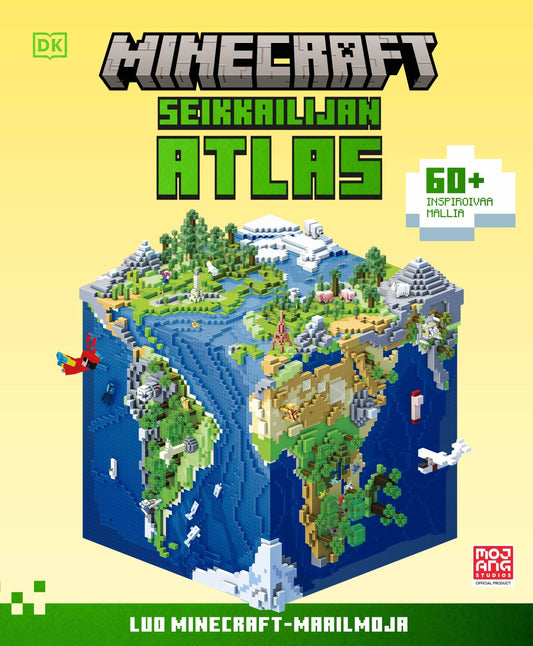 Etukansi. Dorling Kindersley Ltd. Minecraft - Seikkailijan atlas.