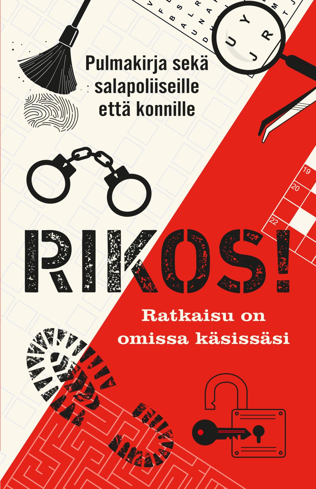 Etukansi. Igloo RIKOS! Pulmakirja sekä salapoliiseille että konnille - Ratkaisu on omissa käsissäsi