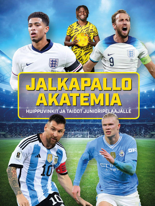 Etukansi. SV2. Jalkapalloakatemia - Huippuvinkit ja taidot junioripelaajalle.