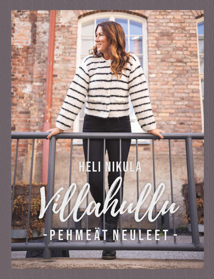 Etukansi. Heli Nikula Villahullu - Pehmeät neuleet